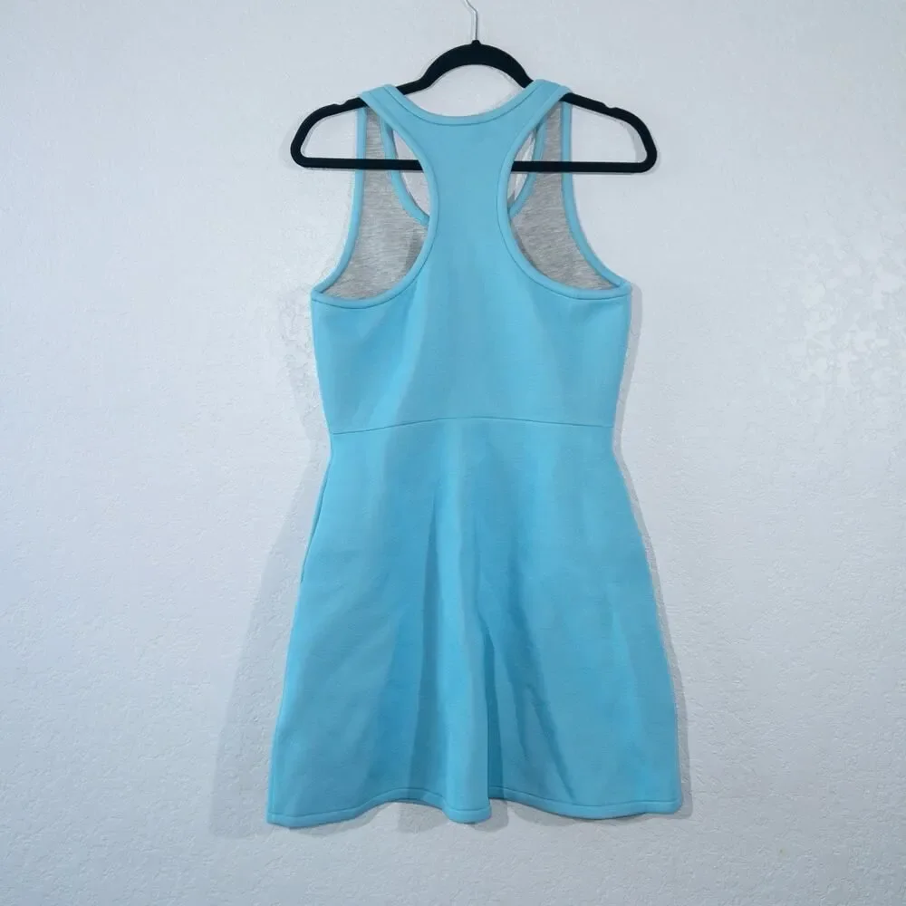 Kate Spade Saturday Blue Zip Scuba Dress Size Medium‎